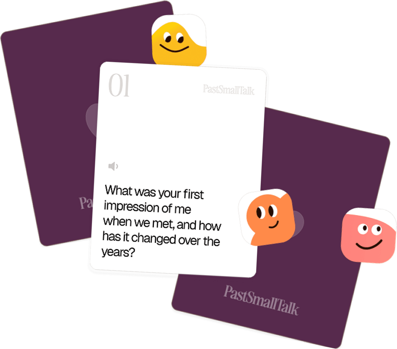Past Small Talk conversation cards — card games to connect intentionally